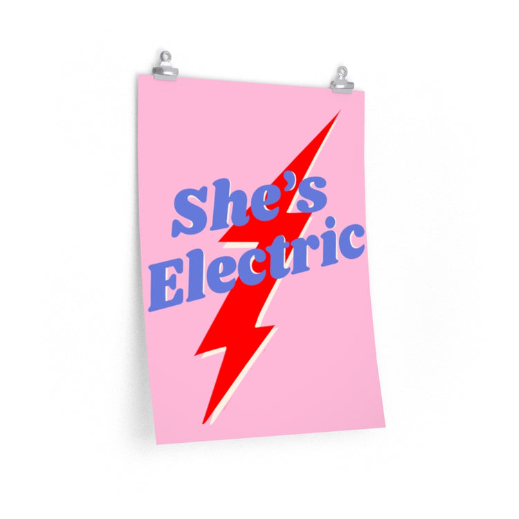 She's Electric vertical poster