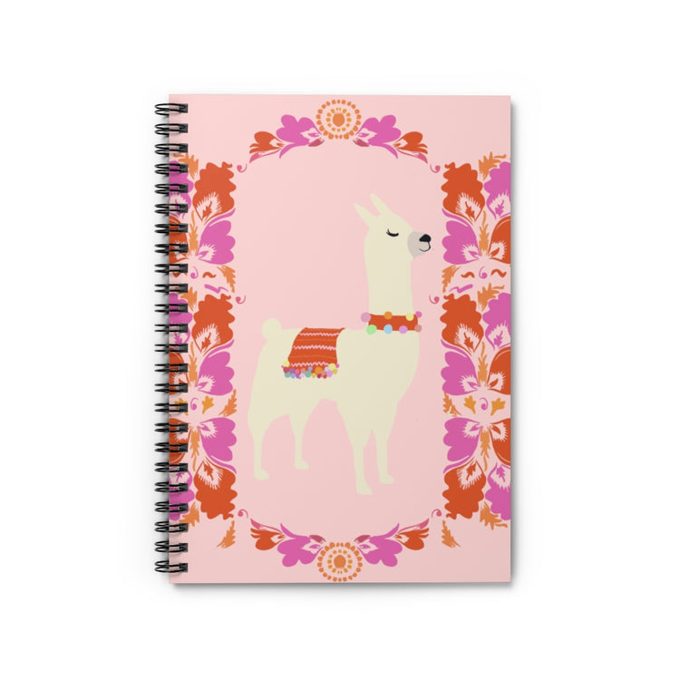 Lima Llama Spiral Notebook
