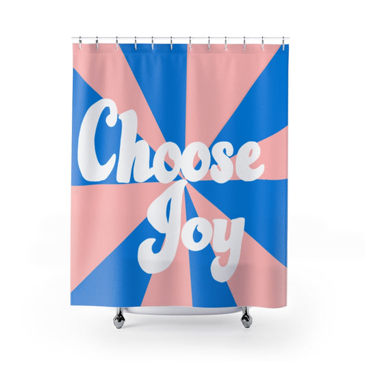 Choose Joy Shower Curtain
