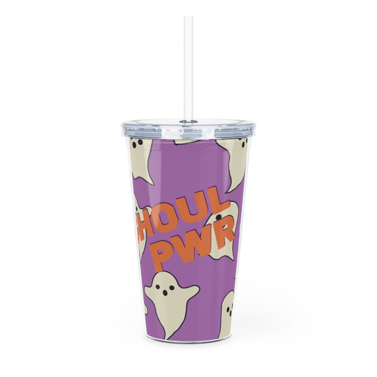 Ghoul PWR Plastic Tumbler with Straw