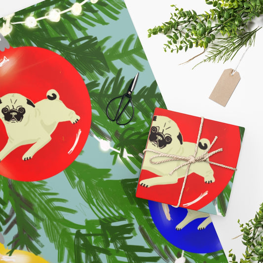 Pugmas Wrapping Paper