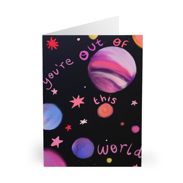 Out of this world Greeting Cards (5 Pack)