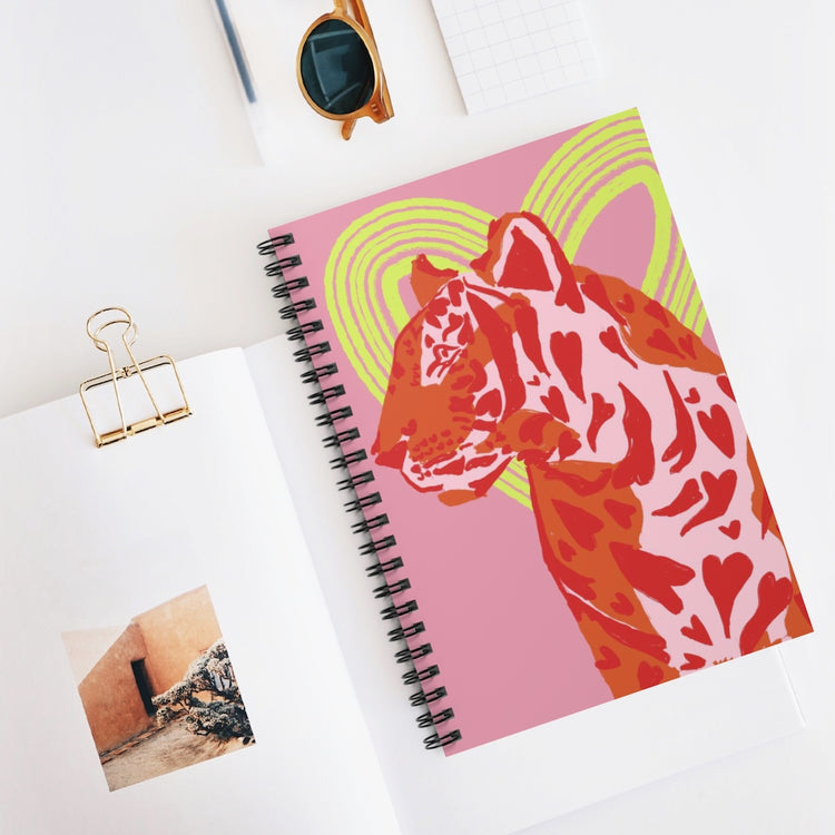 Lovey Tiger Spiral Notebook