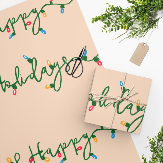 Happy Holidays Wrapping Paper