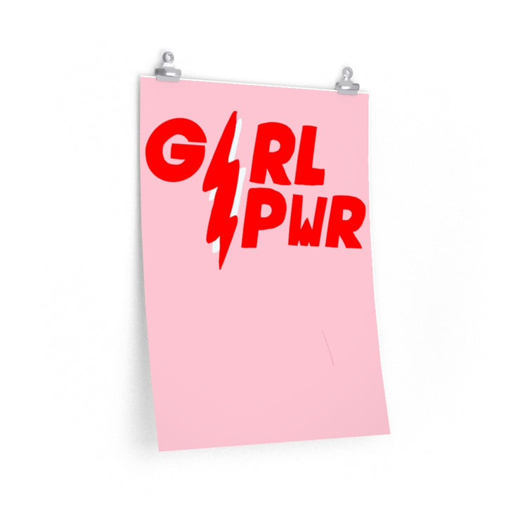 Girl PWR vertical poster