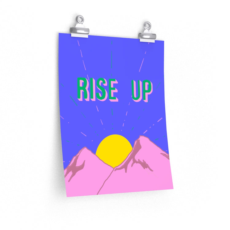 Rise Up vertical poster
