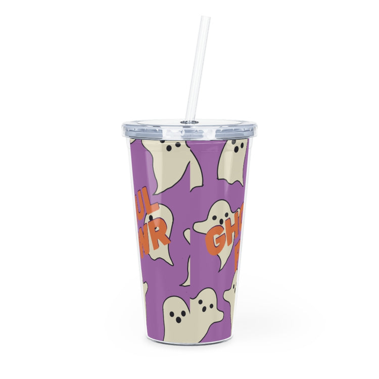 Ghoul PWR Plastic Tumbler with Straw