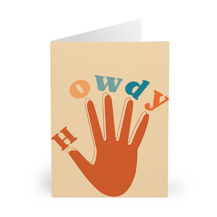 Howdy Greeting Cards (5 Pack)