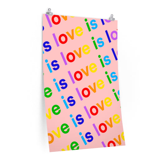 Love is Love vertical poster