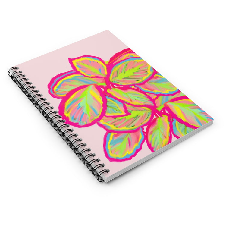 Colourful Calathea Spiral Notebook