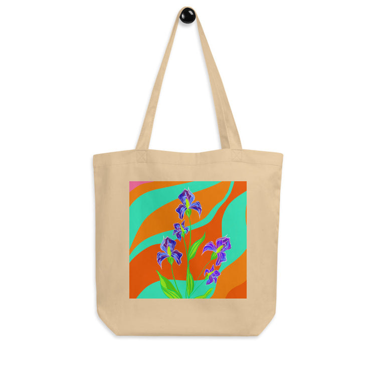 Groovy Iris Eco Tote Bag