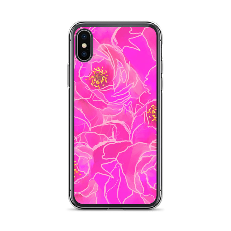 Pink Peonies iPhone Case