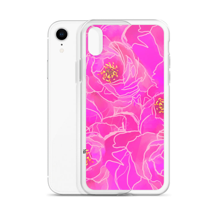 Pink Peonies iPhone Case