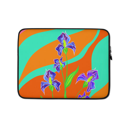 Groovy Iris Laptop Sleeve